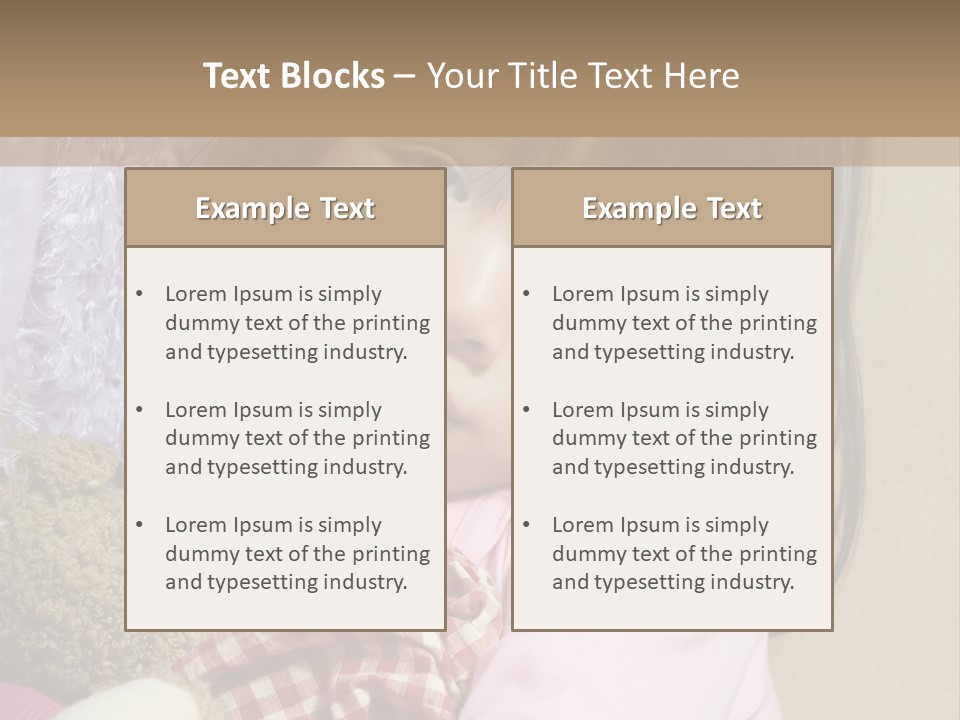 A Young Asian Child Holds Her Hand Up As Defense From Abuse PowerPoint Template