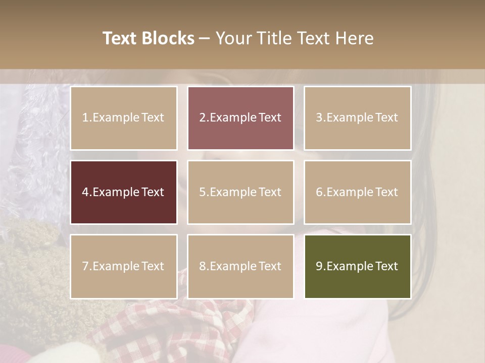 A Young Asian Child Holds Her Hand Up As Defense From Abuse PowerPoint Template