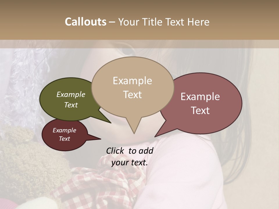 A Young Asian Child Holds Her Hand Up As Defense From Abuse PowerPoint Template