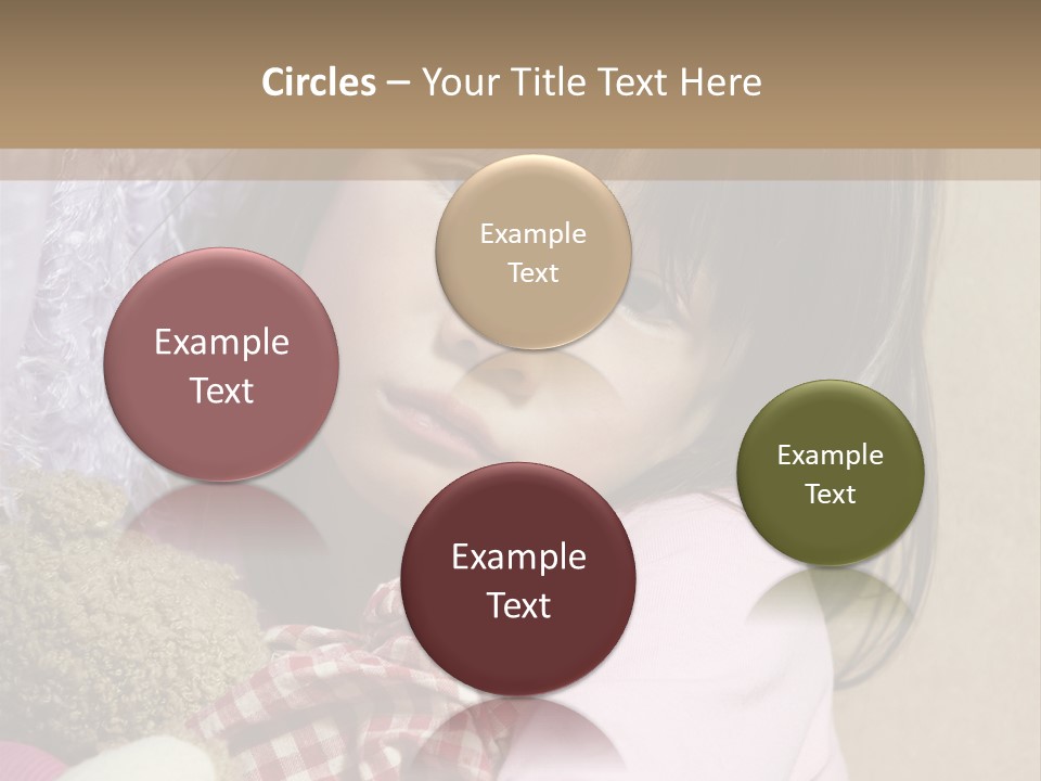 A Young Asian Child Holds Her Hand Up As Defense From Abuse PowerPoint Template