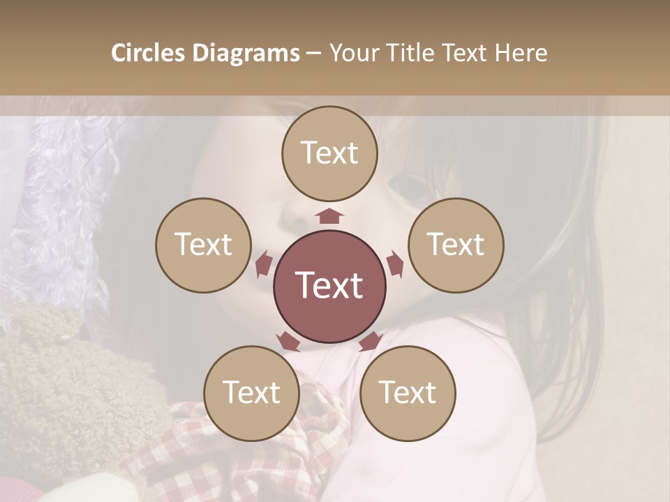 A Young Asian Child Holds Her Hand Up As Defense From Abuse PowerPoint Template