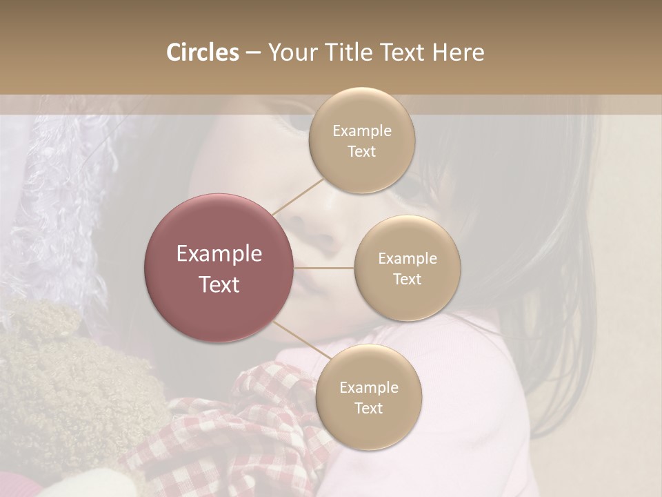 A Young Asian Child Holds Her Hand Up As Defense From Abuse PowerPoint Template