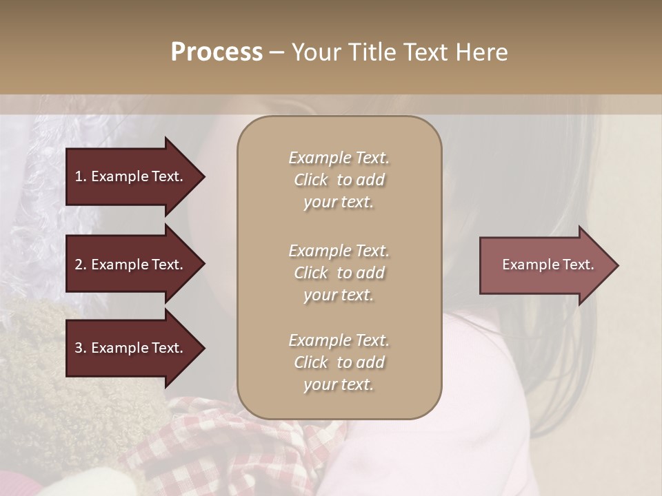 A Young Asian Child Holds Her Hand Up As Defense From Abuse PowerPoint Template