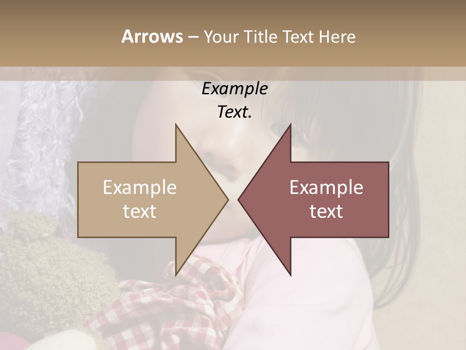 A Young Asian Child Holds Her Hand Up As Defense From Abuse PowerPoint Template