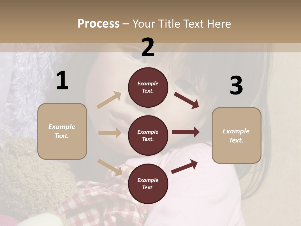 A Young Asian Child Holds Her Hand Up As Defense From Abuse PowerPoint Template