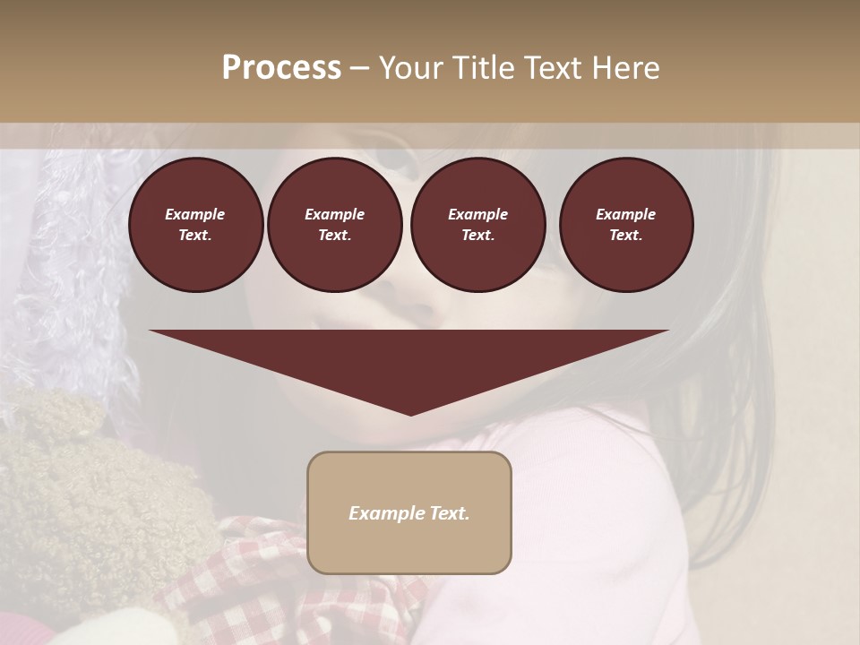 A Young Asian Child Holds Her Hand Up As Defense From Abuse PowerPoint Template