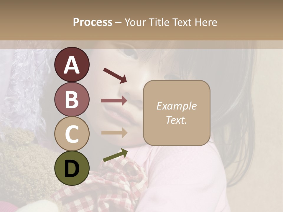 A Young Asian Child Holds Her Hand Up As Defense From Abuse PowerPoint Template