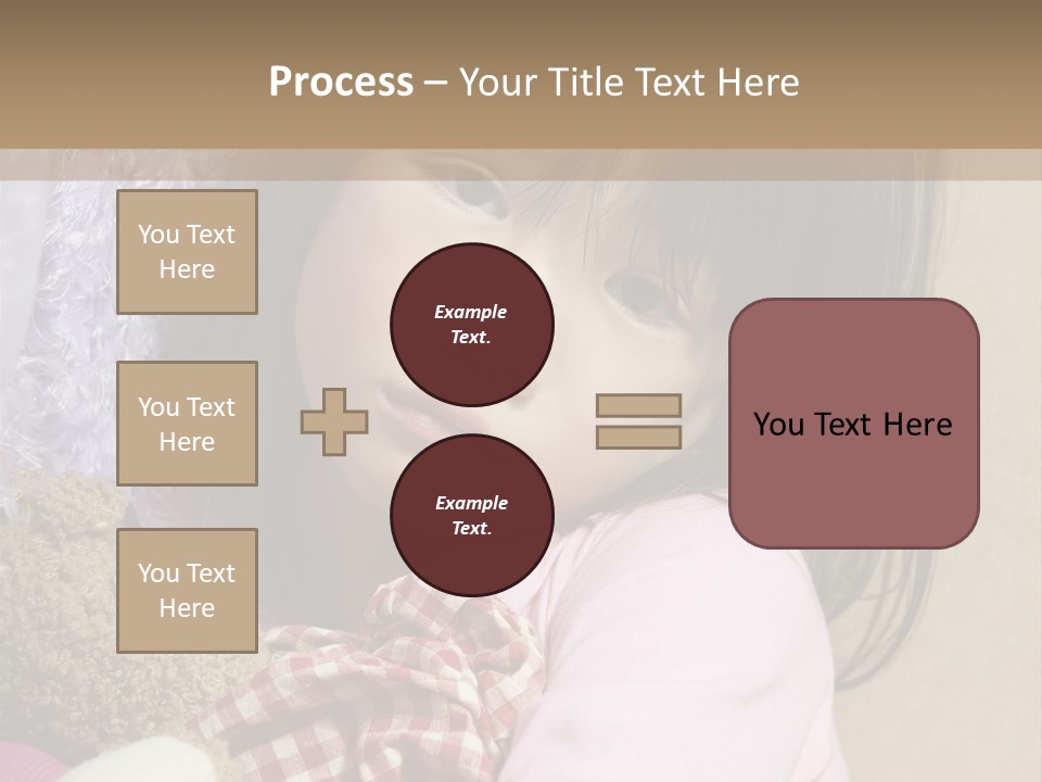 A Young Asian Child Holds Her Hand Up As Defense From Abuse PowerPoint Template