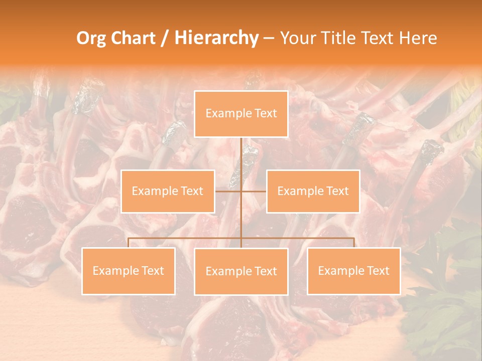 A Bunch Of Raw Meat Sitting On Top Of A Wooden Table PowerPoint Template