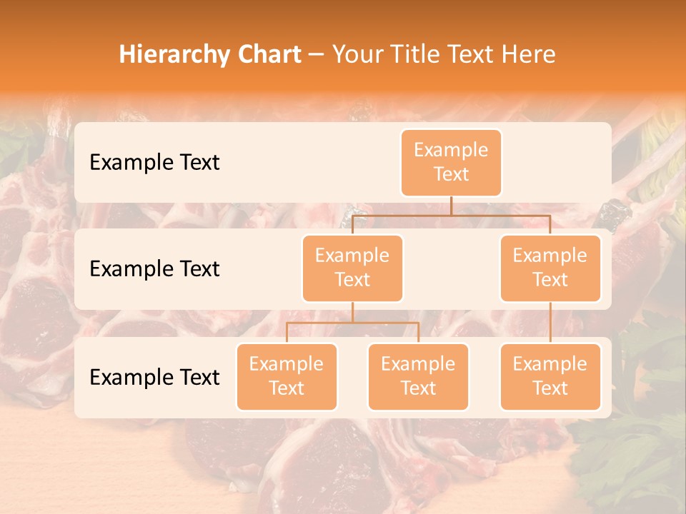 A Bunch Of Raw Meat Sitting On Top Of A Wooden Table PowerPoint Template