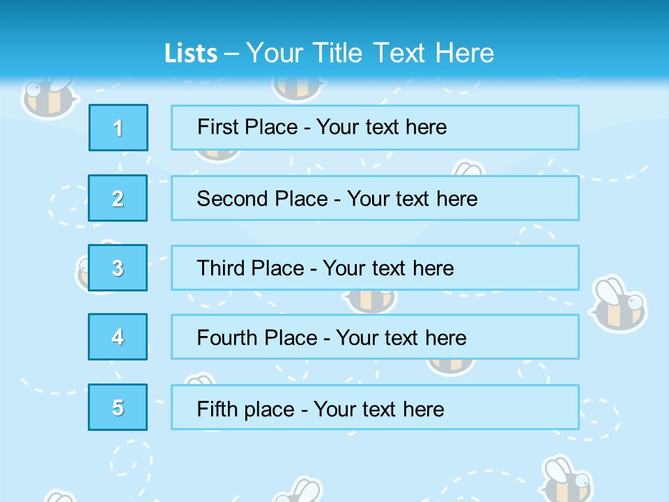 A Group Of Bees Flying Through The Air PowerPoint Template