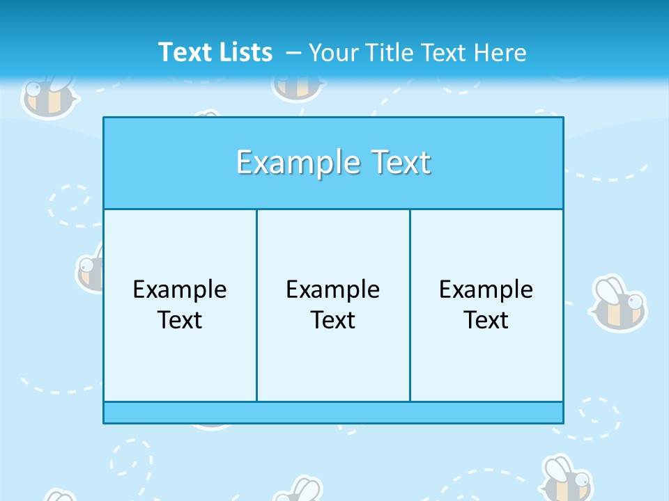 A Group Of Bees Flying Through The Air PowerPoint Template