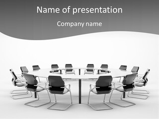 Conference Table PowerPoint Template