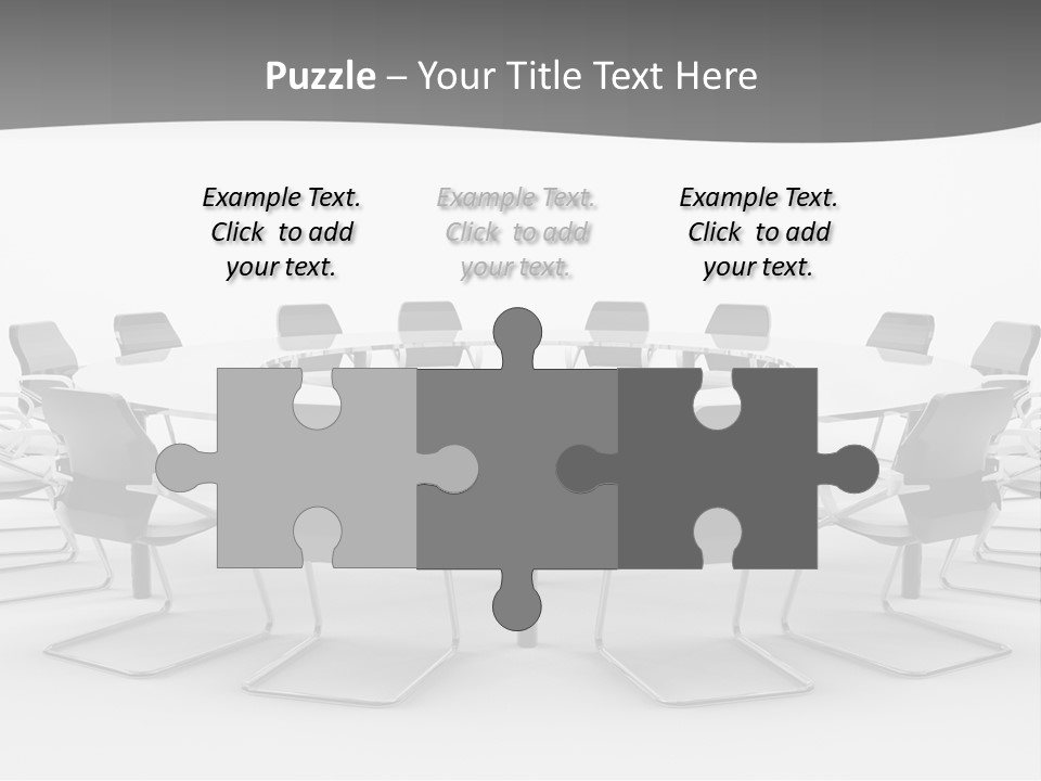 Conference Table PowerPoint Template