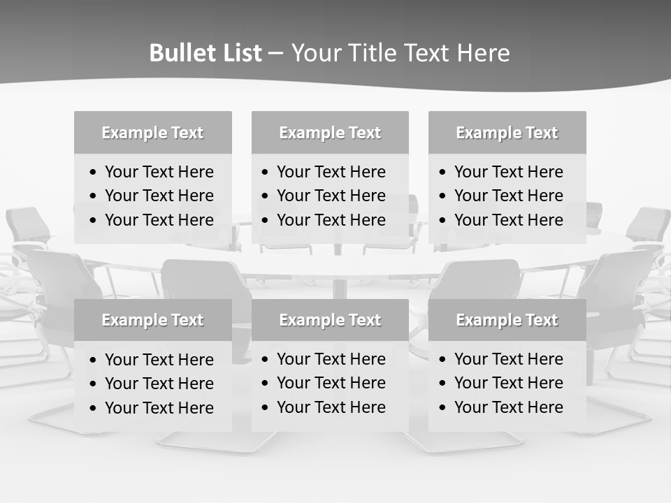 Conference Table PowerPoint Template