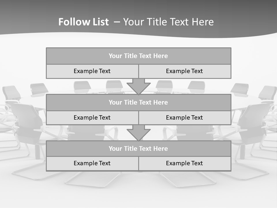 Conference Table PowerPoint Template