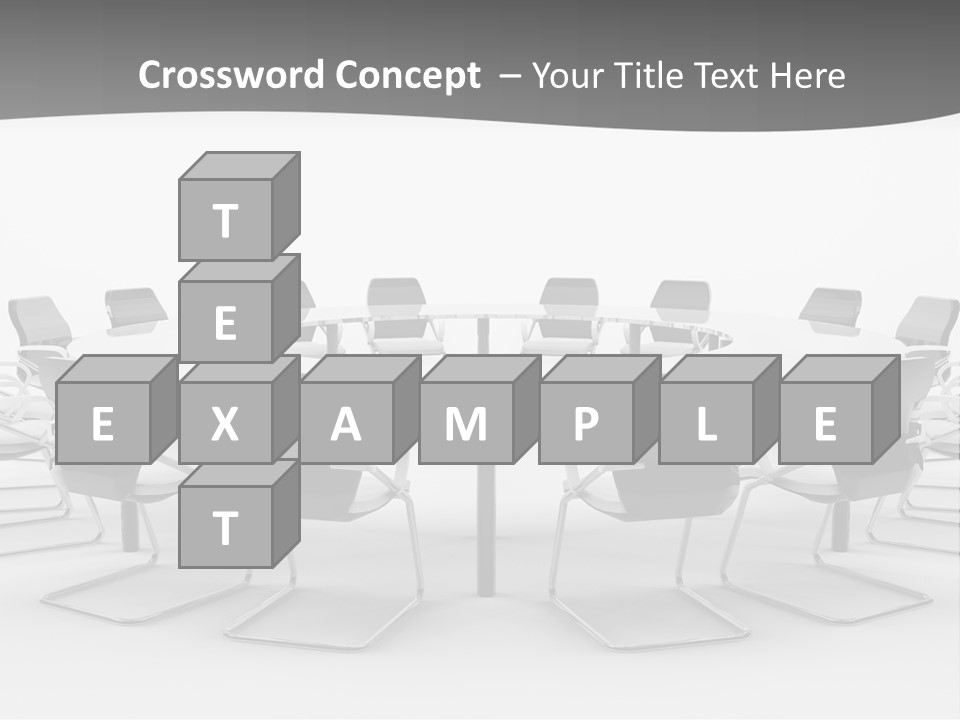 Conference Table PowerPoint Template
