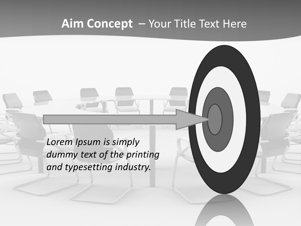 Conference Table PowerPoint Template