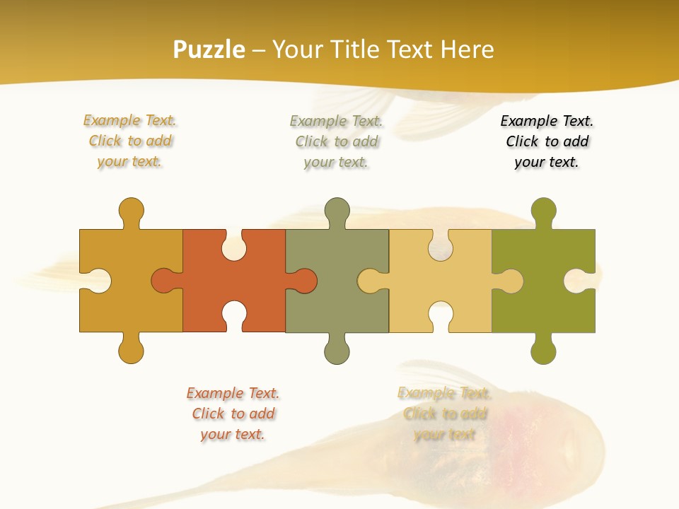 Bushy Nose - Goldspot Ancistrus Albino In Front Of A White Background PowerPoint Template