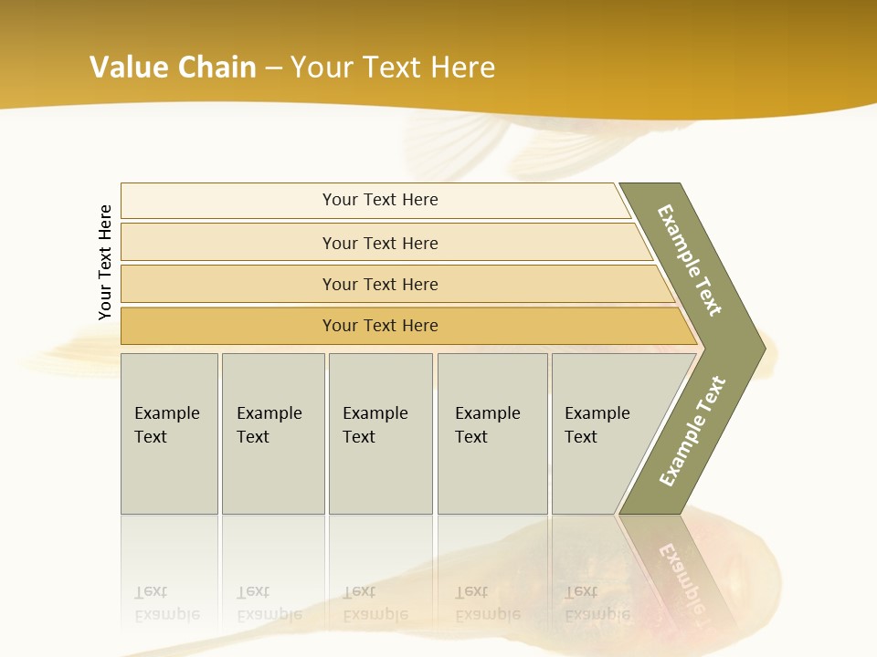 Bushy Nose - Goldspot Ancistrus Albino In Front Of A White Background PowerPoint Template