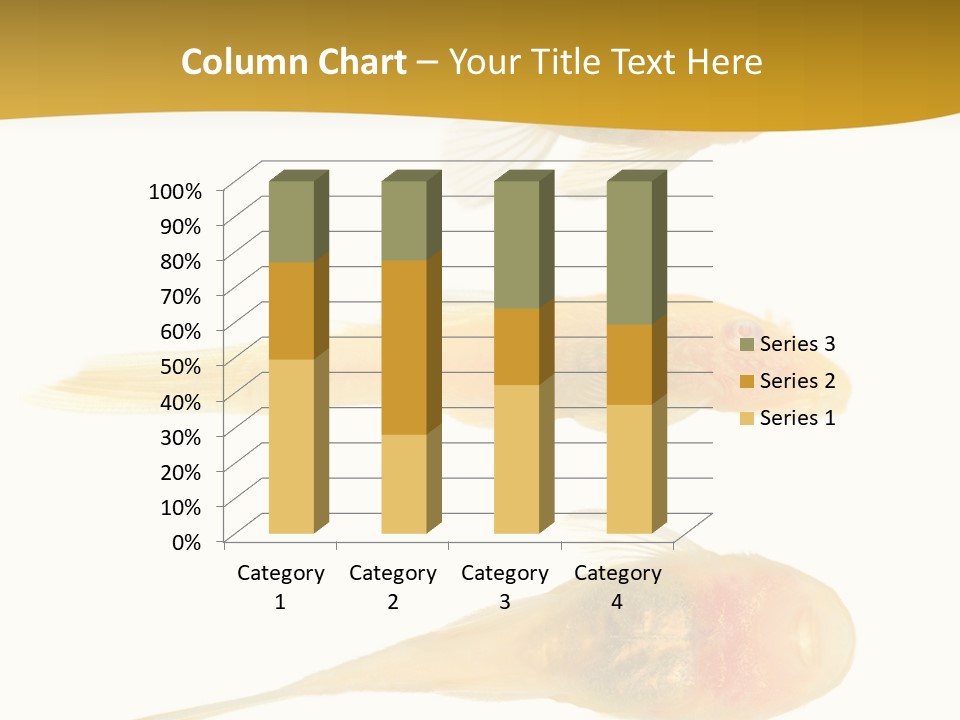 Bushy Nose - Goldspot Ancistrus Albino In Front Of A White Background PowerPoint Template