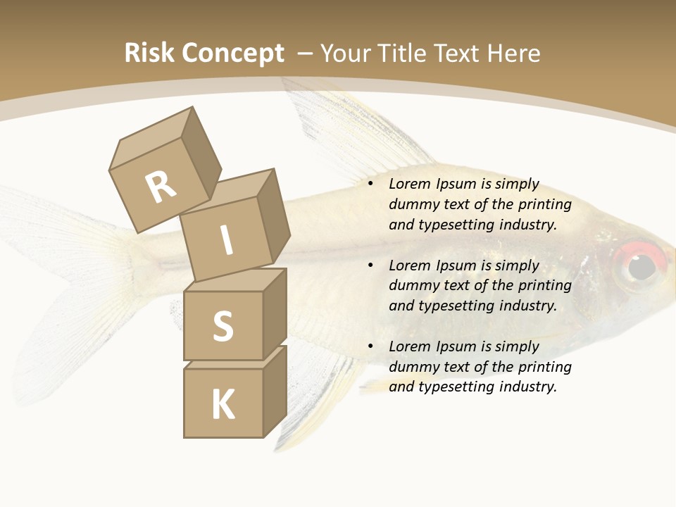 Hyphessobrycon Bentosi Fish In Front Of A White Background PowerPoint Template