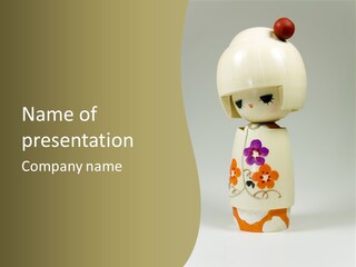 Japanese Dolls PowerPoint Template