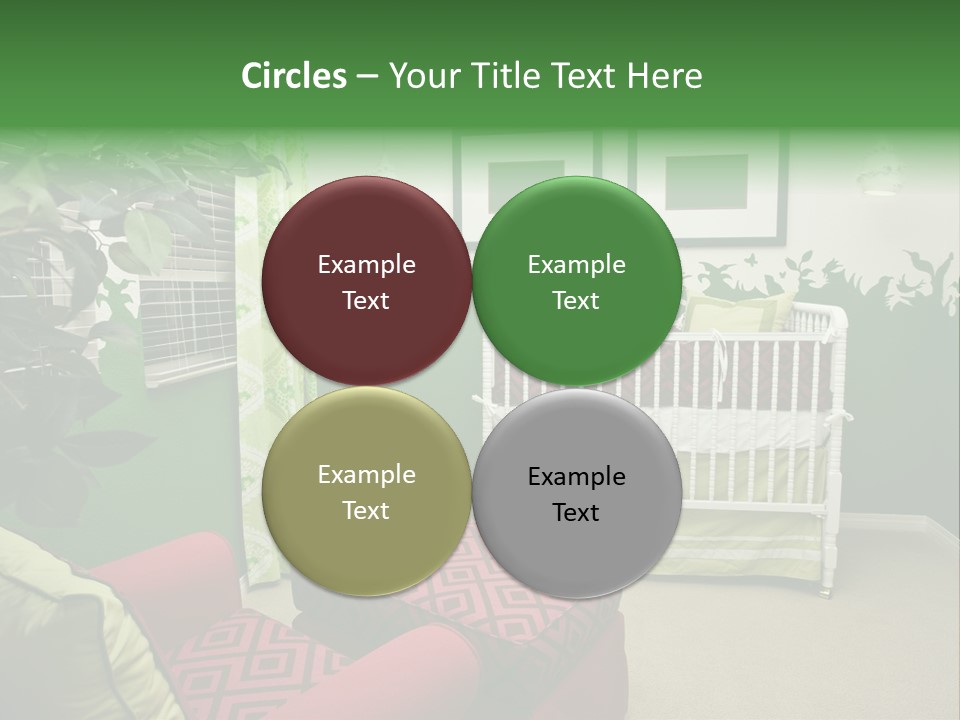 Bright Nature Themed Baby's Nursery PowerPoint Template