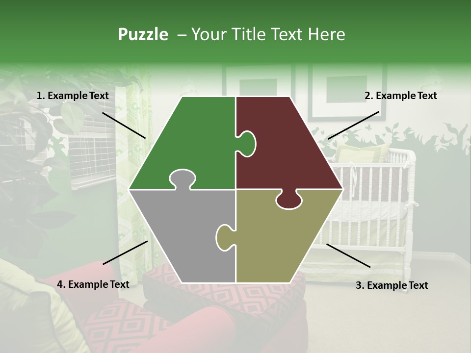 Bright Nature Themed Baby's Nursery PowerPoint Template