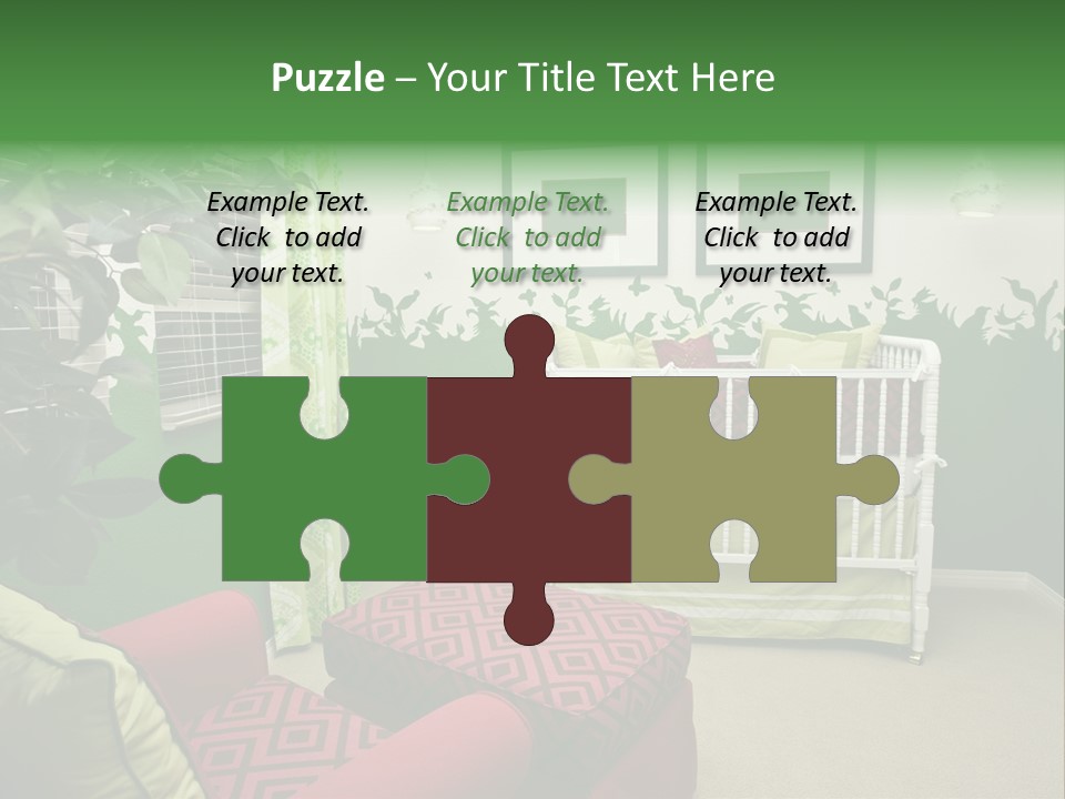 Bright Nature Themed Baby's Nursery PowerPoint Template