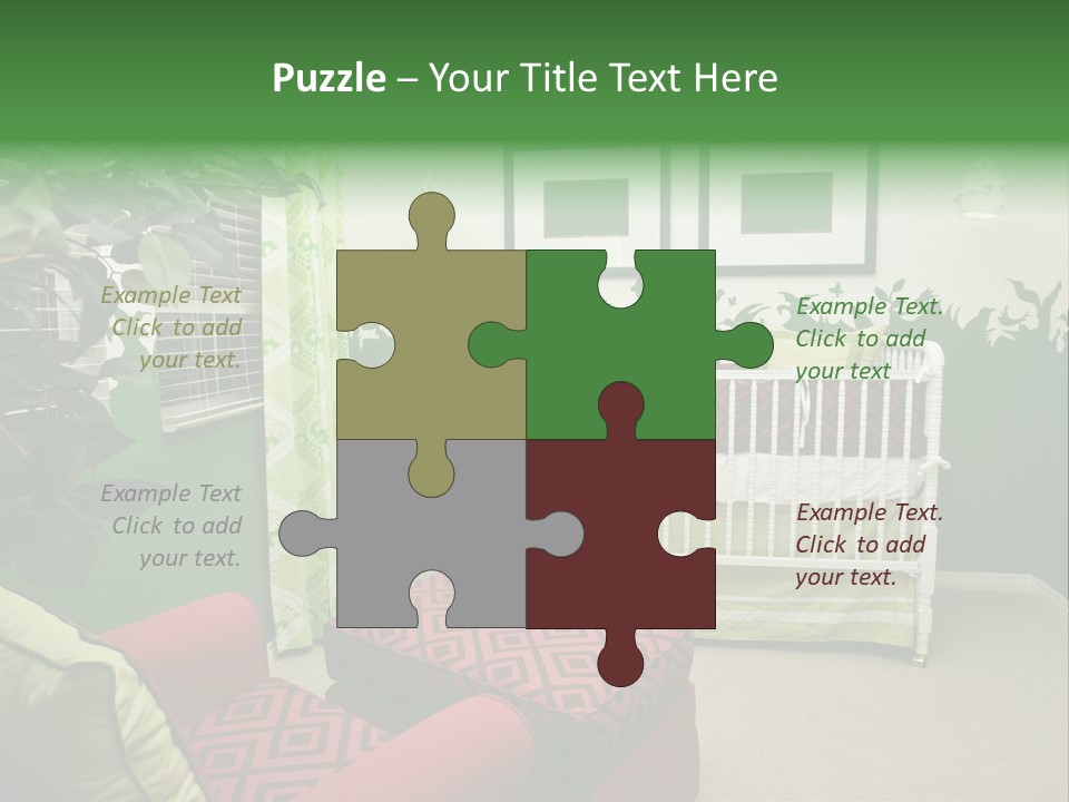 Bright Nature Themed Baby's Nursery PowerPoint Template