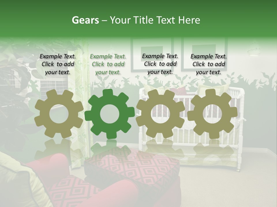 Bright Nature Themed Baby's Nursery PowerPoint Template