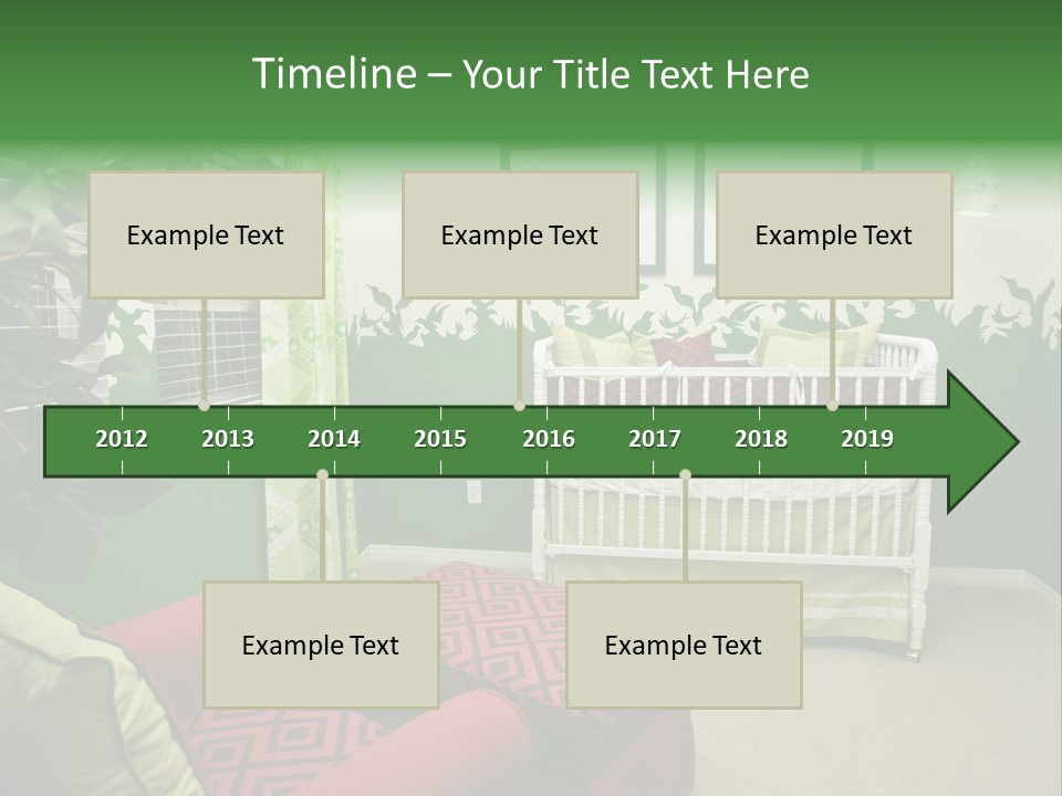 Bright Nature Themed Baby's Nursery PowerPoint Template