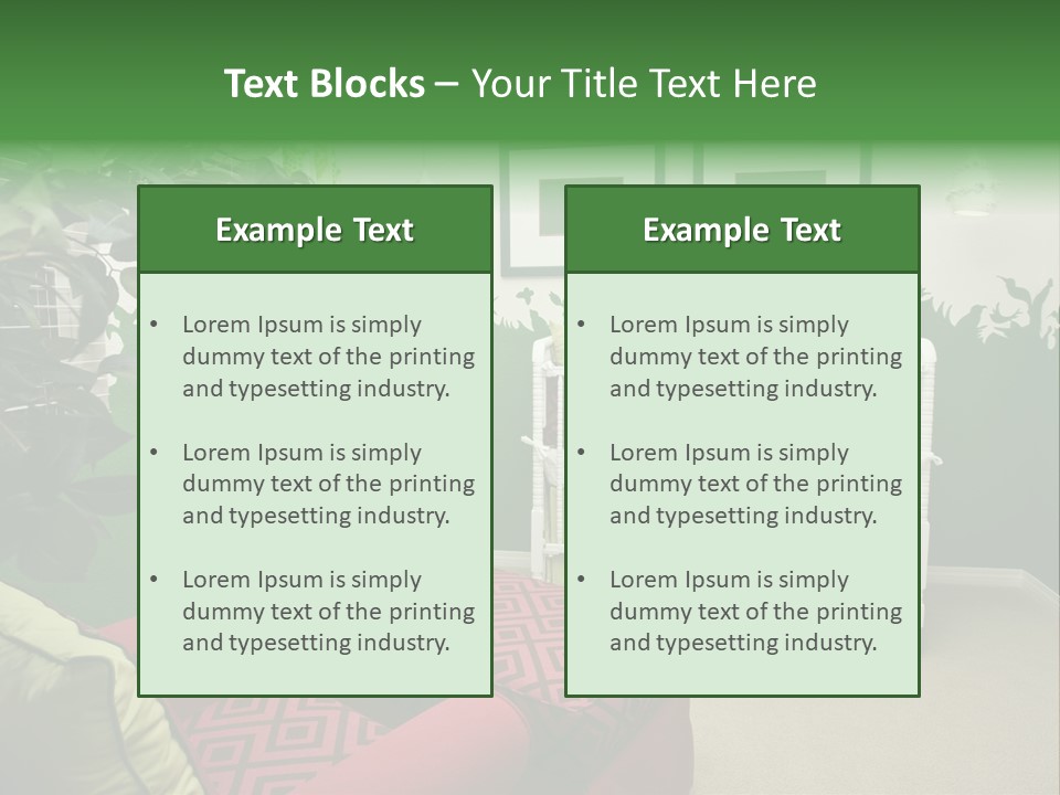 Bright Nature Themed Baby's Nursery PowerPoint Template
