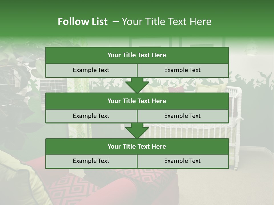 Bright Nature Themed Baby's Nursery PowerPoint Template
