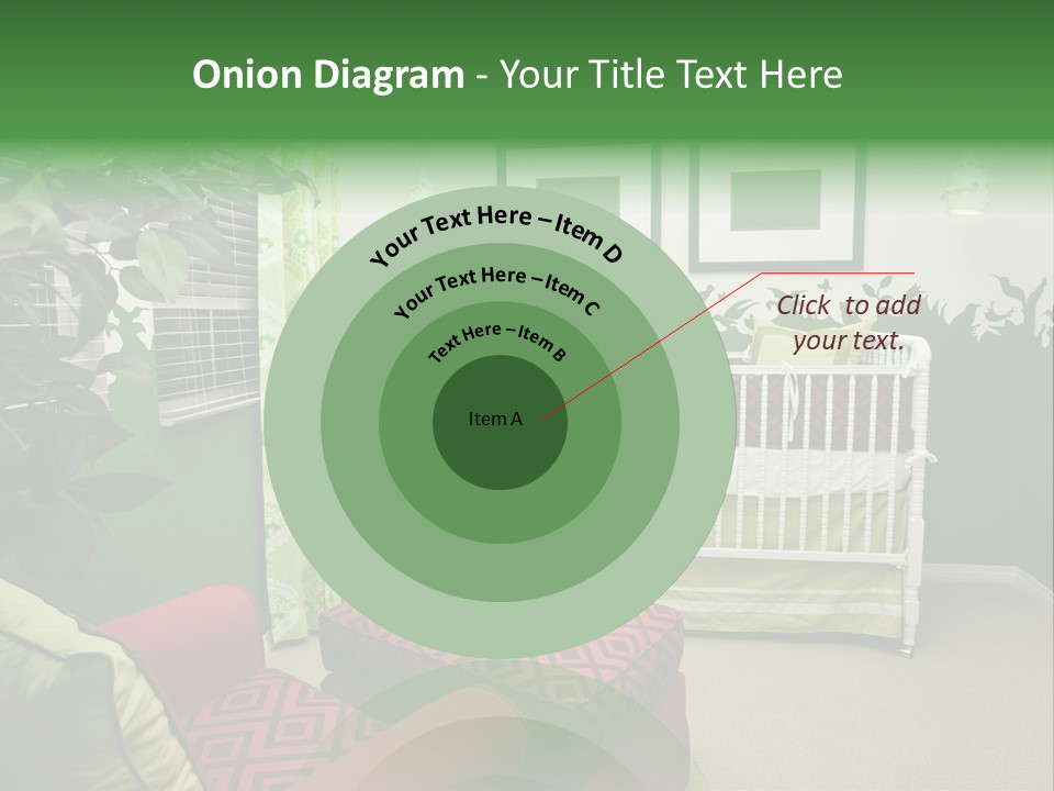 Bright Nature Themed Baby's Nursery PowerPoint Template