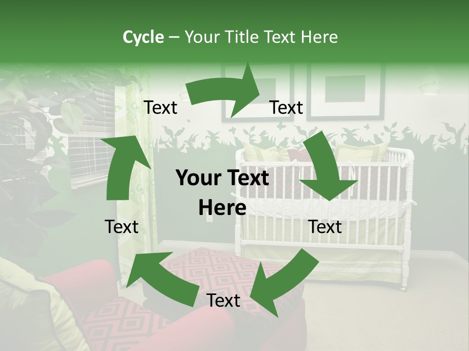 Bright Nature Themed Baby's Nursery PowerPoint Template