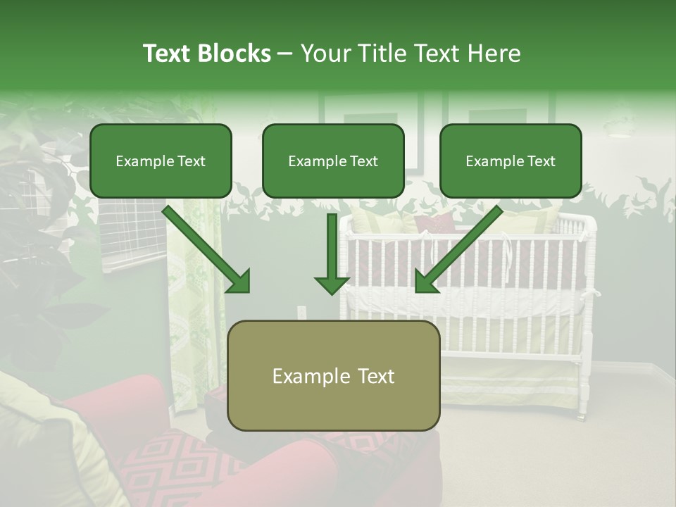 Bright Nature Themed Baby's Nursery PowerPoint Template