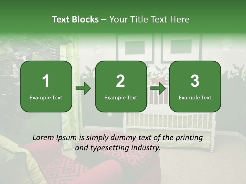 Bright Nature Themed Baby's Nursery PowerPoint Template