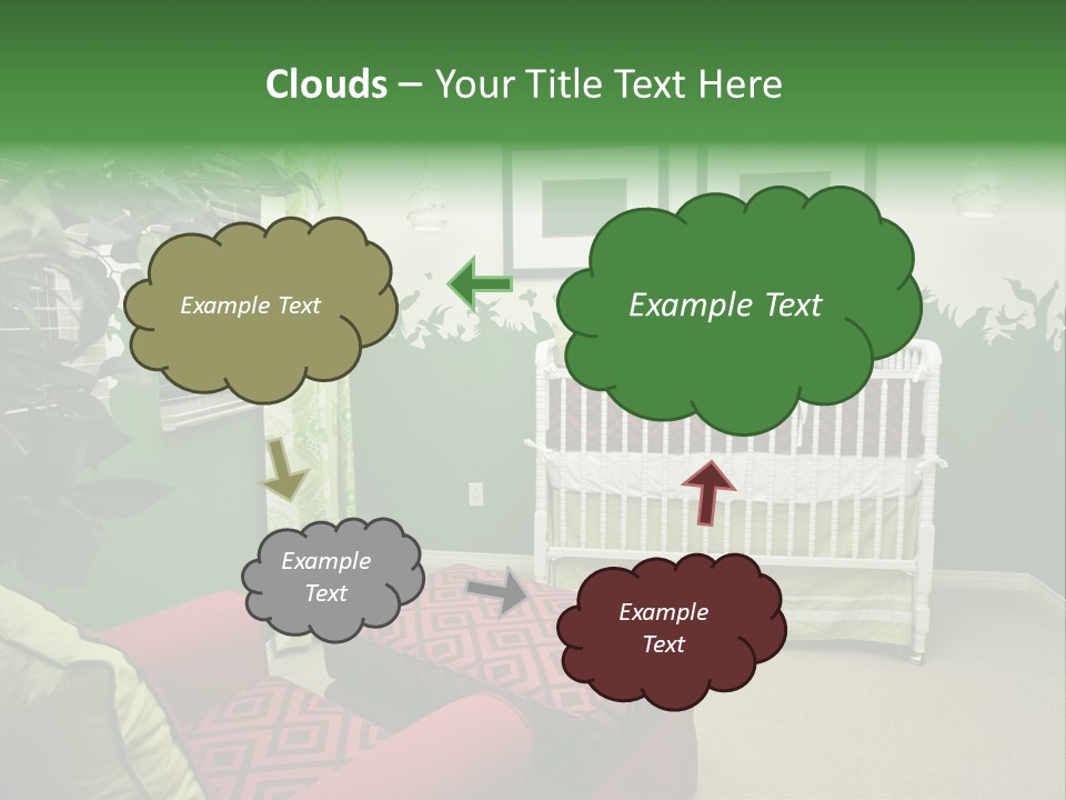 Bright Nature Themed Baby's Nursery PowerPoint Template