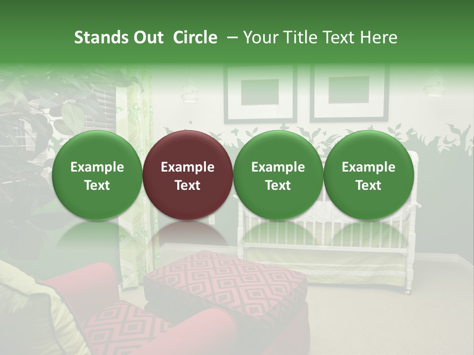 Bright Nature Themed Baby's Nursery PowerPoint Template