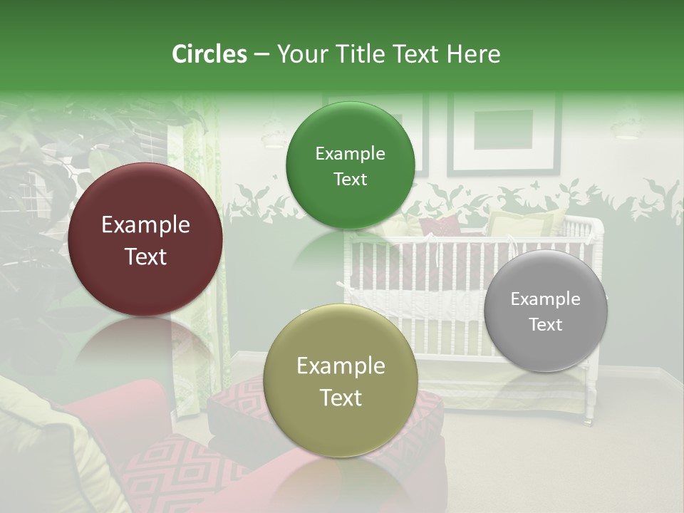 Bright Nature Themed Baby's Nursery PowerPoint Template