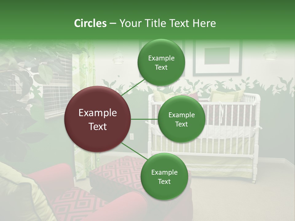 Bright Nature Themed Baby's Nursery PowerPoint Template