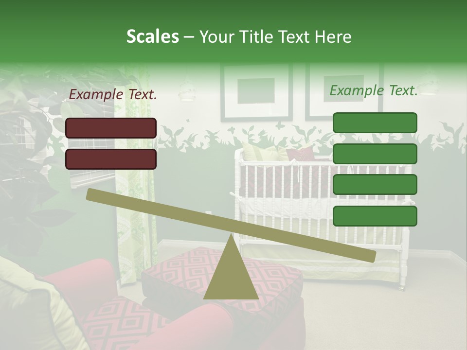 Bright Nature Themed Baby's Nursery PowerPoint Template