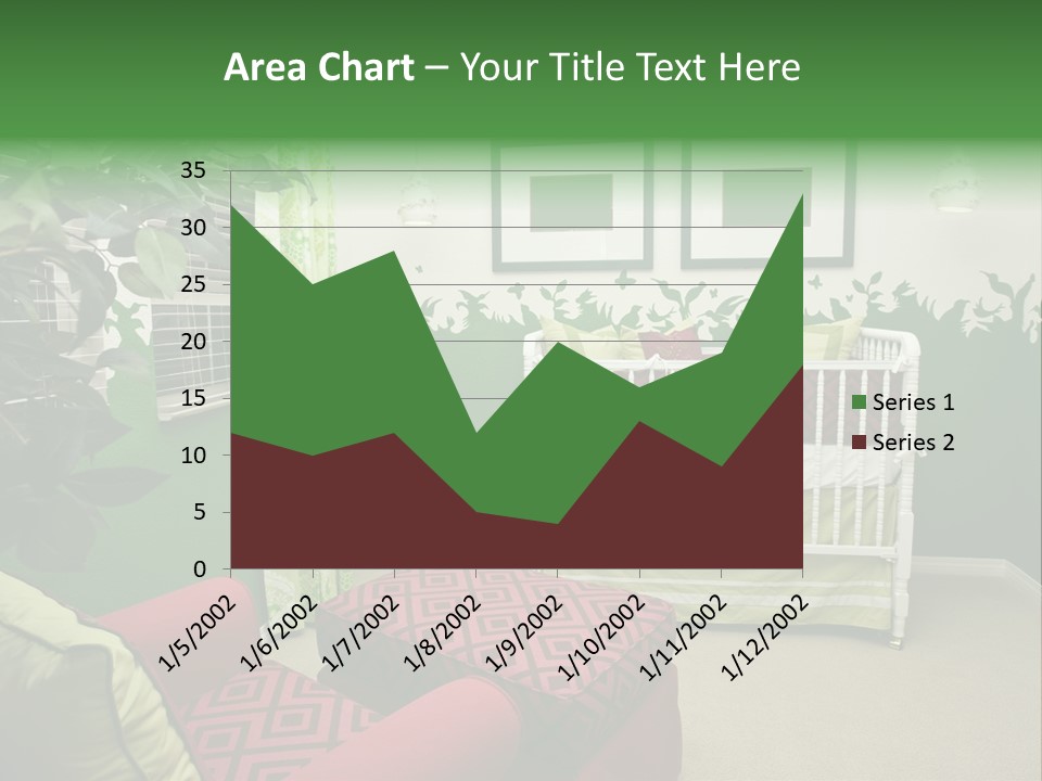 Bright Nature Themed Baby's Nursery PowerPoint Template
