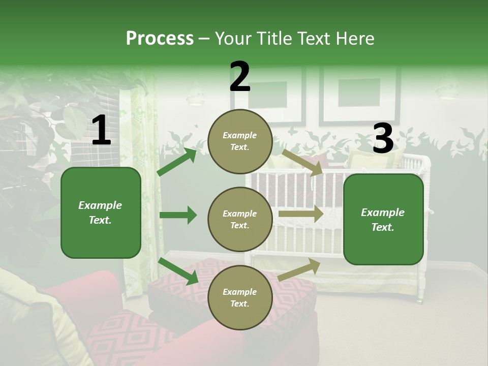 Bright Nature Themed Baby's Nursery PowerPoint Template