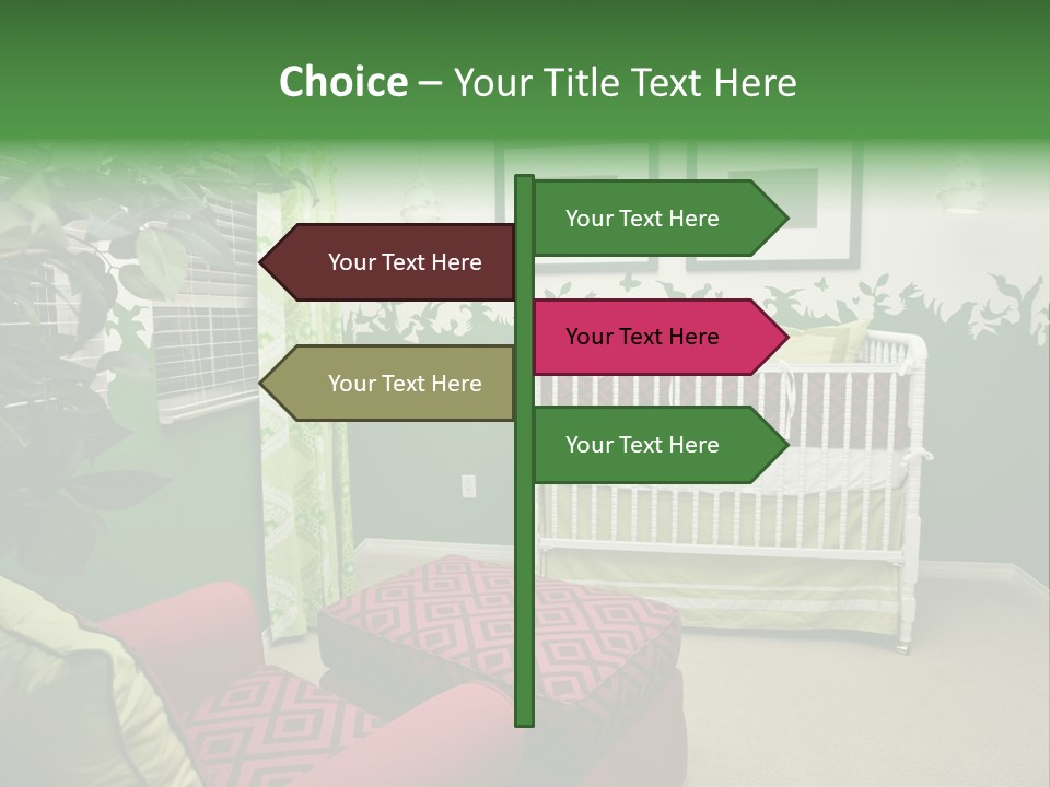 Bright Nature Themed Baby's Nursery PowerPoint Template