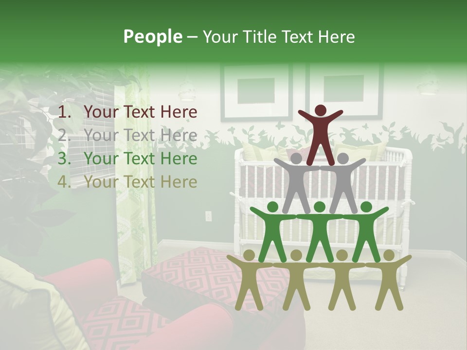 Bright Nature Themed Baby's Nursery PowerPoint Template