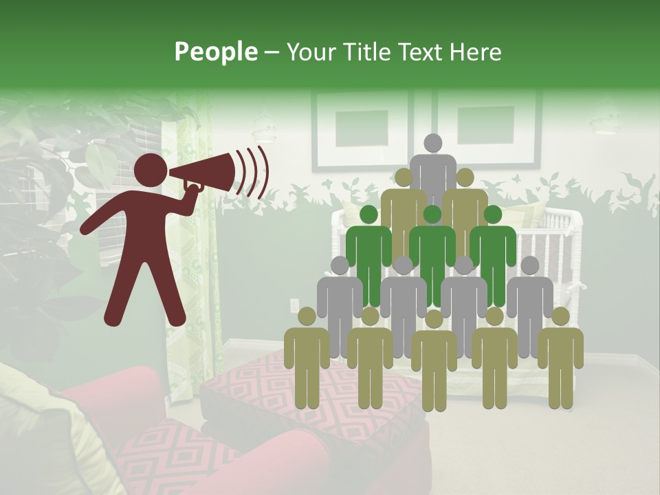 Bright Nature Themed Baby's Nursery PowerPoint Template