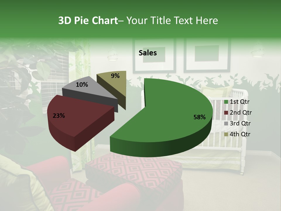 Bright Nature Themed Baby's Nursery PowerPoint Template